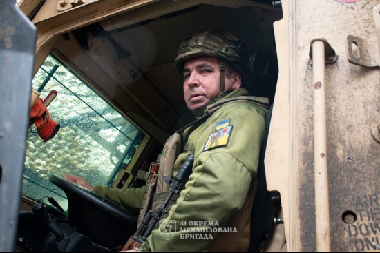 Водій мінометної батареї 41 ОМБр з позивним «Херсон»